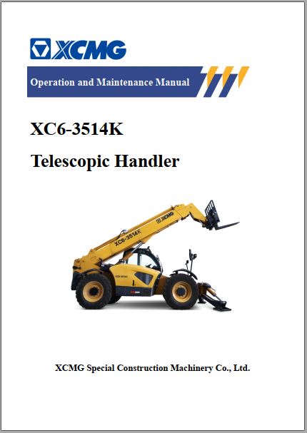 MANUAL DE OPERAÇÃO E MANUTENÇÃO - XCMG XC6-3514K