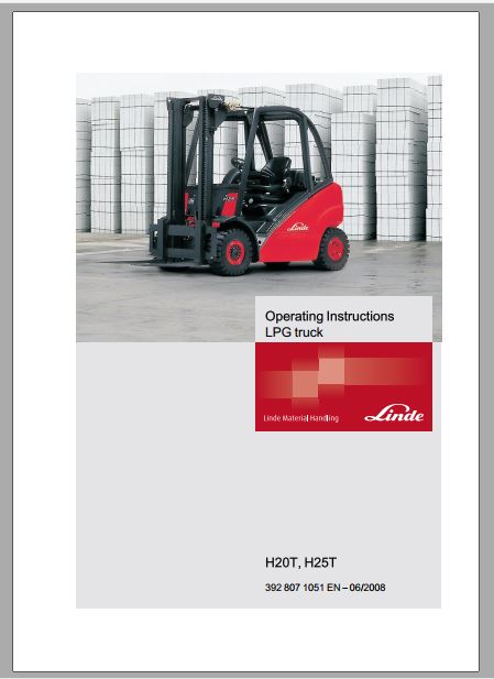 MANUAL DE OPERAÇÃO LINDE H2OT, H25T PDF-290