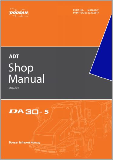 MANUAL DE PEÇAS DA30-5 DOOSAN