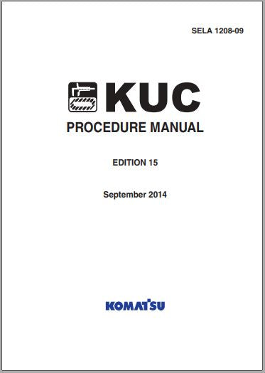 MANUAL DE PROCEDIMENTO - KOMATSU SELA 1208-09