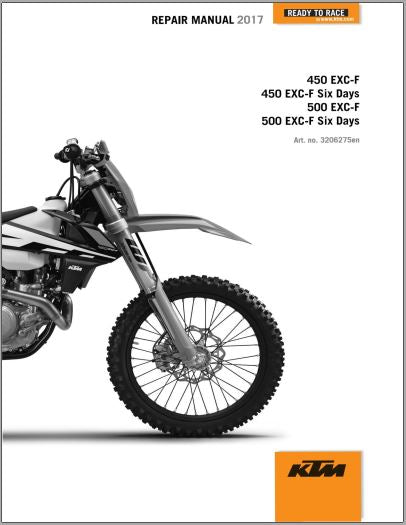 MANUAL DE REPARAÇÃO - KTM 450 EXC-F