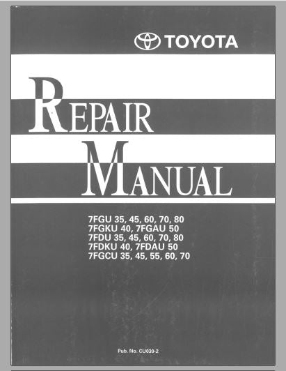 MANUAL DE REPARAÇÃO TOYOTA 50-8FBN15,18,20