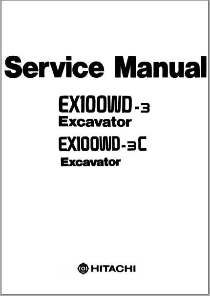 MANUAL DE SERVIÇO - HITACHI EX100WD-3