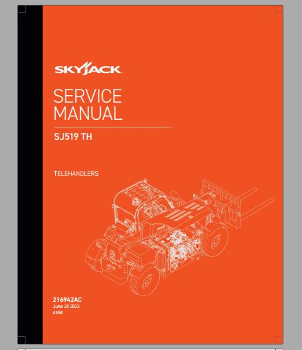 MANUAL DE SERVIÇO - SKYJACK SJ519 TH