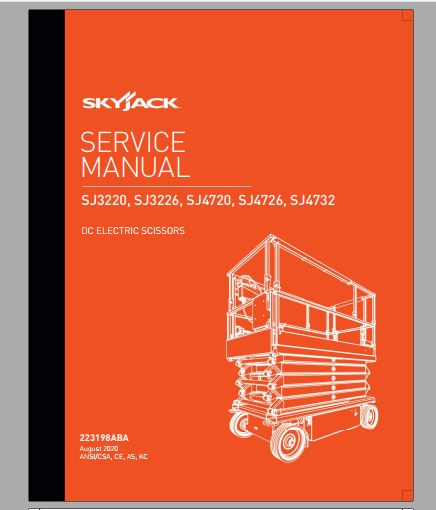 MANUAL DE SERVIÇO - SKYJACK SJ3220