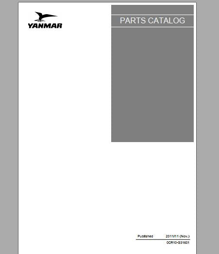 CATALOGO DE PEÇAS PDF MOTORES TF135R-DI TF135H-DI TF155R-DI - YANMAR