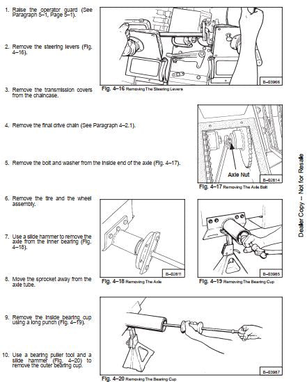 Manual De Serviço BOBCAT - 641\642\643 - Mini Carregadeira