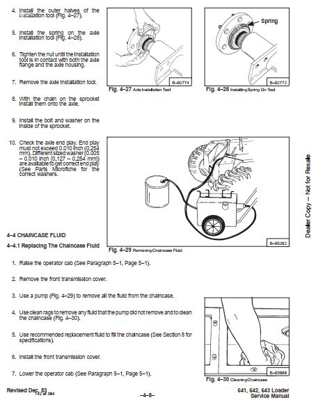 Manual De Serviço BOBCAT - 641\642\643 - Mini Carregadeira