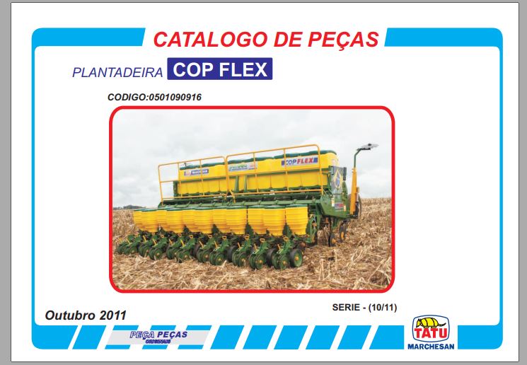 CATALOGO DE PEÇAS PDF PLANTADEIRA COP FLEX - TATU MARCHESAN