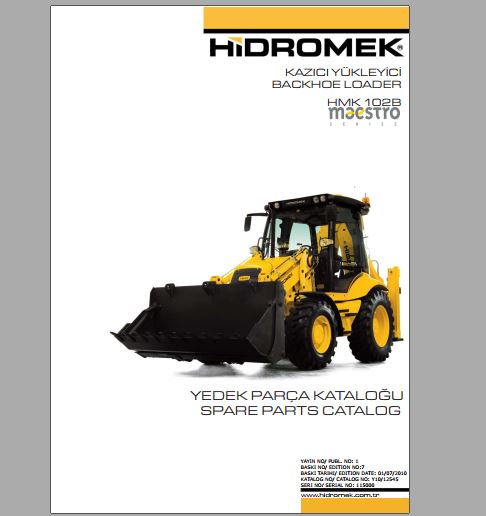 CATALOGO DE PEÇAS PDF RETROESCAVADEIRA HMK 102B MAESTRO TIER-2 - HIDROMEK