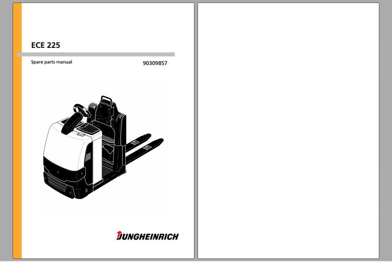 CATALOGO DE PEÇAS PDF SELECIONADORA ECE 225 - JUNGHEINRICH