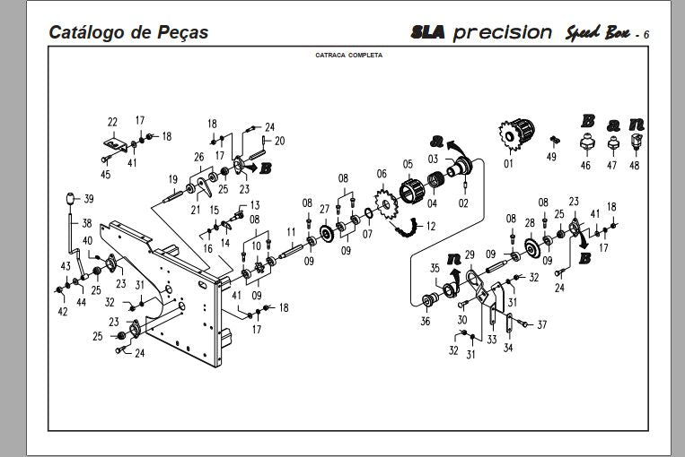 CATALOGO DE PEÇAS PDF SEMEADORA SLA 3000 - BALDAN