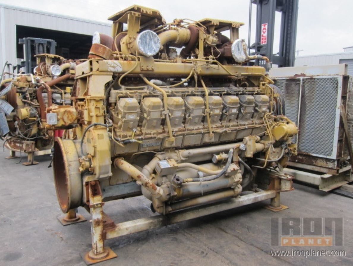 Manual de serviço do motor Caterpillar 3516B em PDF, contendo 
