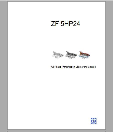 CATALOGO DE PEÇAS PDF TRANSMISSÃO 5HP24 - ZF