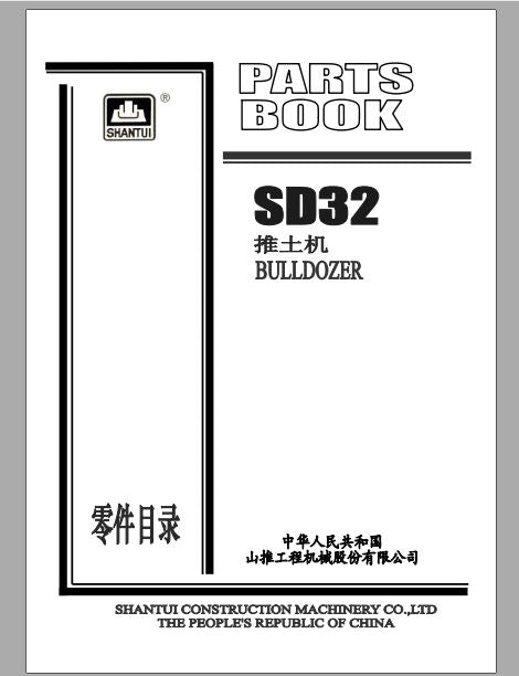 CATALOGO DE PEÇAS PDF TRATOR DE ESTEIRAS SD32 - SHANTUI