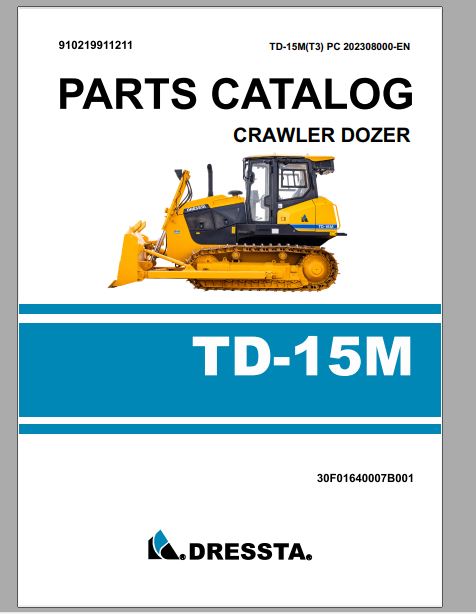 CATALOGO DE PEÇAS PDF TRATOR ESTEIRAS TD-15M - DRESSTA