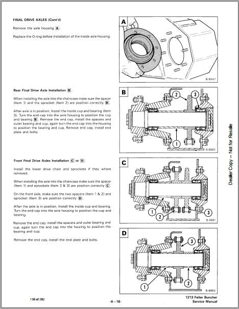 Manual De Serviço BOBCAT - 1213 -  Mini Carregadeira