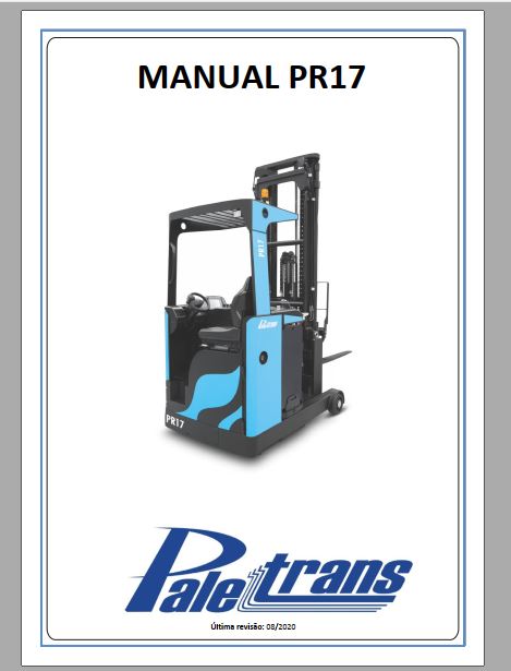 MANUAL DE USO E CATALOGO DE PEÇAS PDF EMPILHADEIRA PR17 - PALETRANS