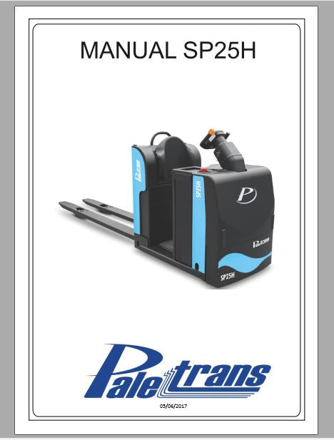 MANUAL DE USO E CATALOGO DE PEÇAS PDF TRANSPALETEIRA SP25H - PALETRANS