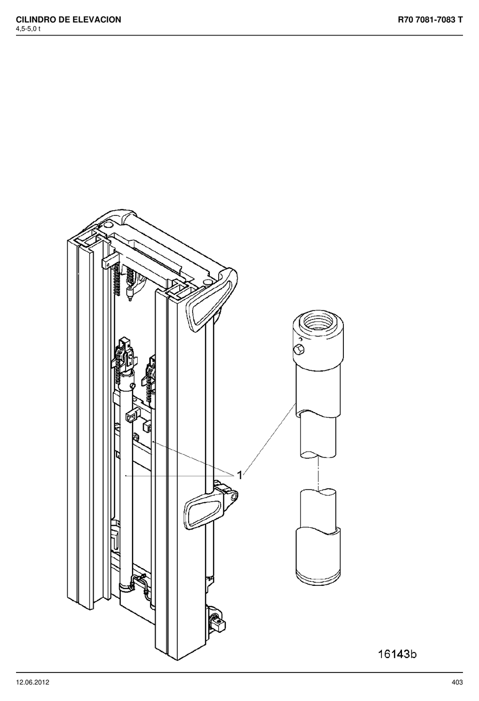 Catálogo de Peças STILL R70-40T a R70-50T — Empilhadeira a GLP (Alemão) — diagrama de peças 3