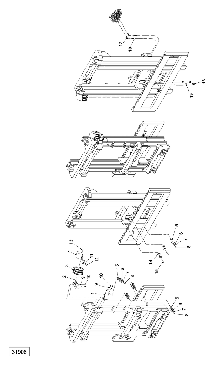 Catálogo de Peças STILL R70-60 a R70-80 — Empilhadeira a diesel (Alemão) — diagrama de peças 3