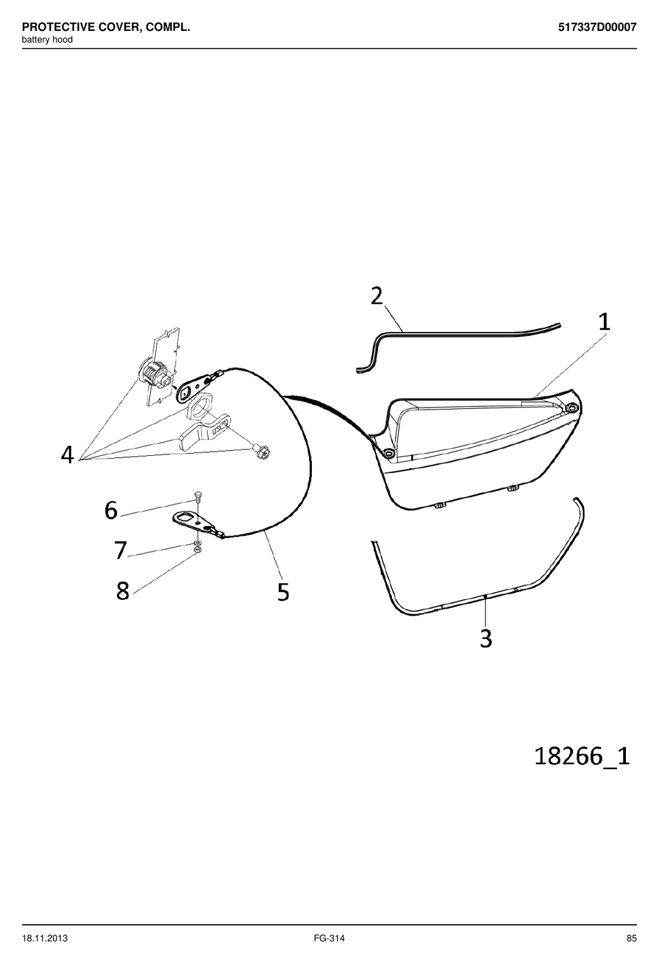 Catálogo de Peças STILL RX70-40T a RX70-50T — Empilhadeira híbrida a GLP (Alemão) — diagrama de peças 3