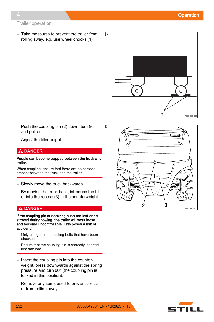 Manual de Operação STILL RX60-60 a RX60-80 — Empilhadeira elétrica contrabalançada (Inglês) — diagrama de peças 2