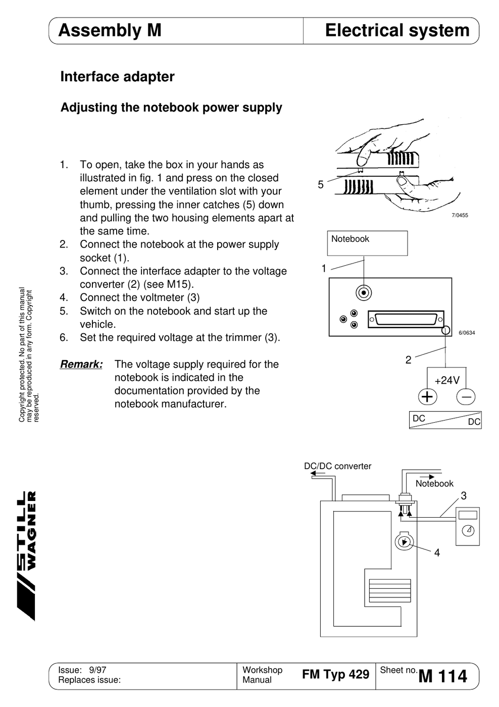 Manual de Serviço STILL FM Type 429 — Empilhadeira retrátil de corredor estreito (Inglês) — diagrama de peças 1