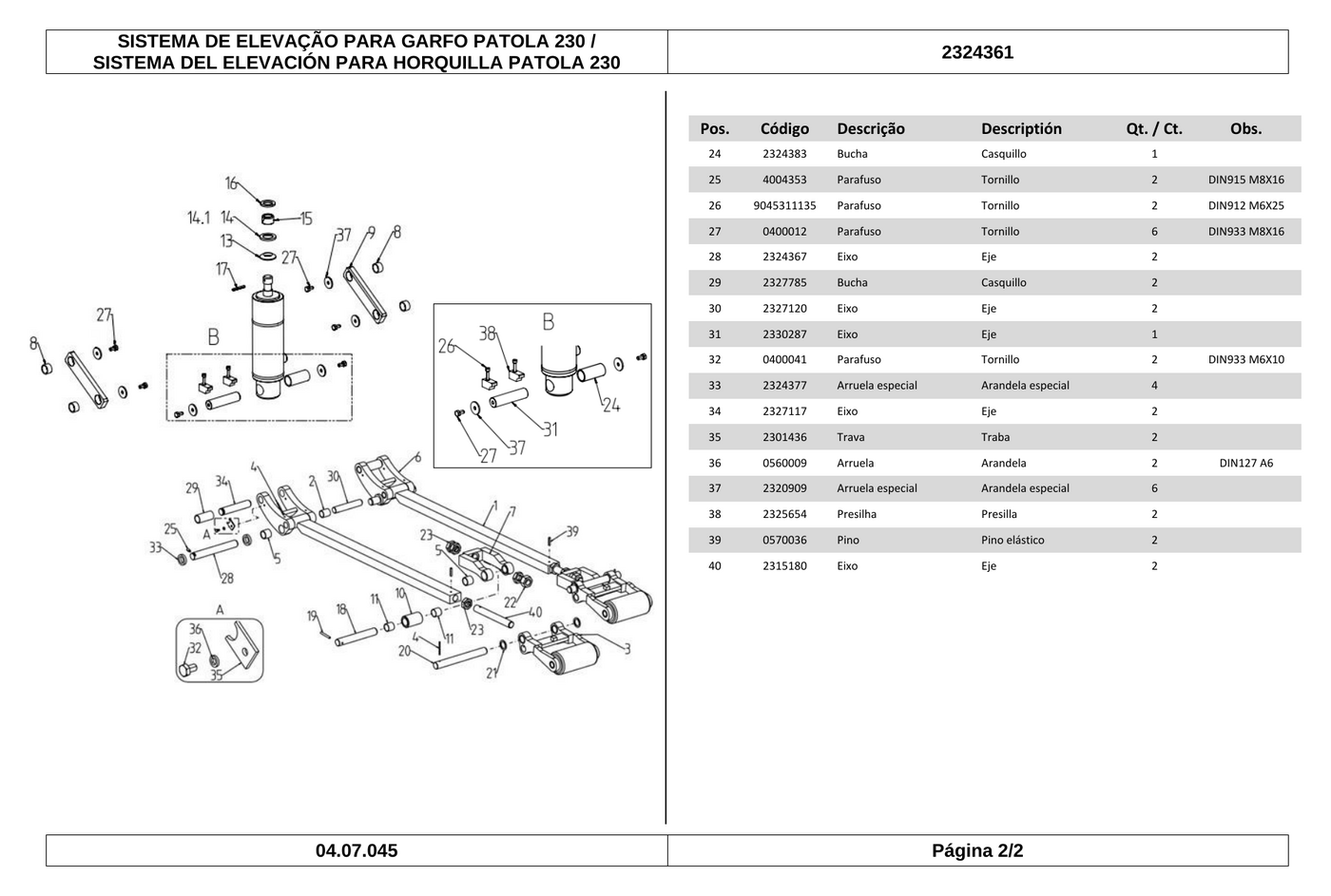 Catálogo de Peças STILL ERX — Apilhador elétrico com timão — diagrama de peças 2