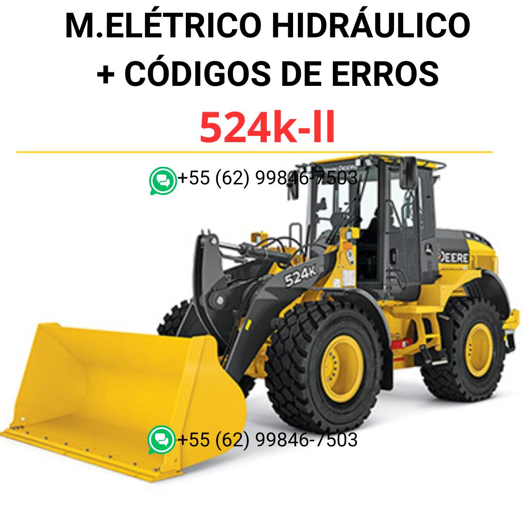 524k-ll manual Eletrico Hidraulico Diagnosticos + Codigos de erros