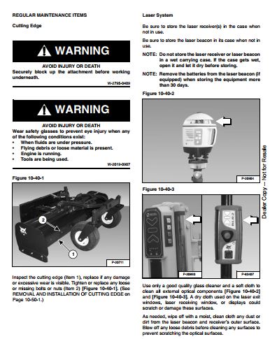 Manual De Serviço BOBCAT - BOX BLADE
