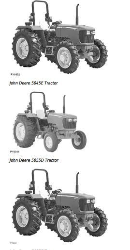 MANUAL DE SERVIÇO TRATOR 5303, 5103, 5203, 5204, 5403 JOHN DEERE