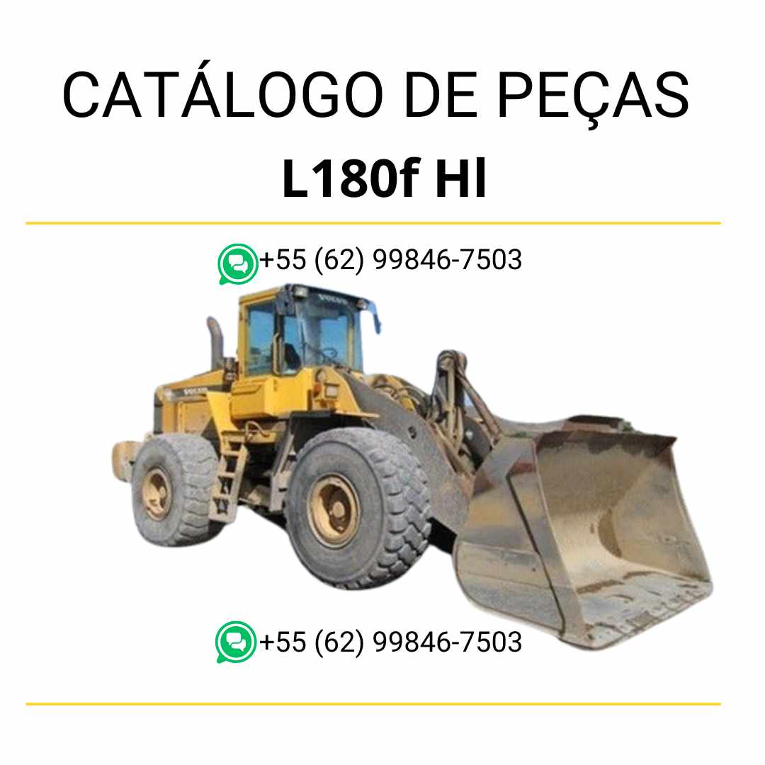 Catalogo De Pecas Pa Carregadeira Volvo - L180c Co - (em Por