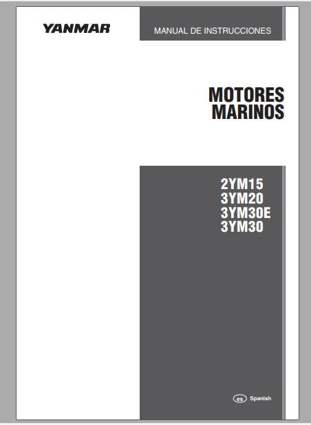 MANUAL DE INSTRUÇÕES PDF MOTORES MARÍTIMOS 2YM15 3YM20 3YM30AE 3YM30 - YANMAR