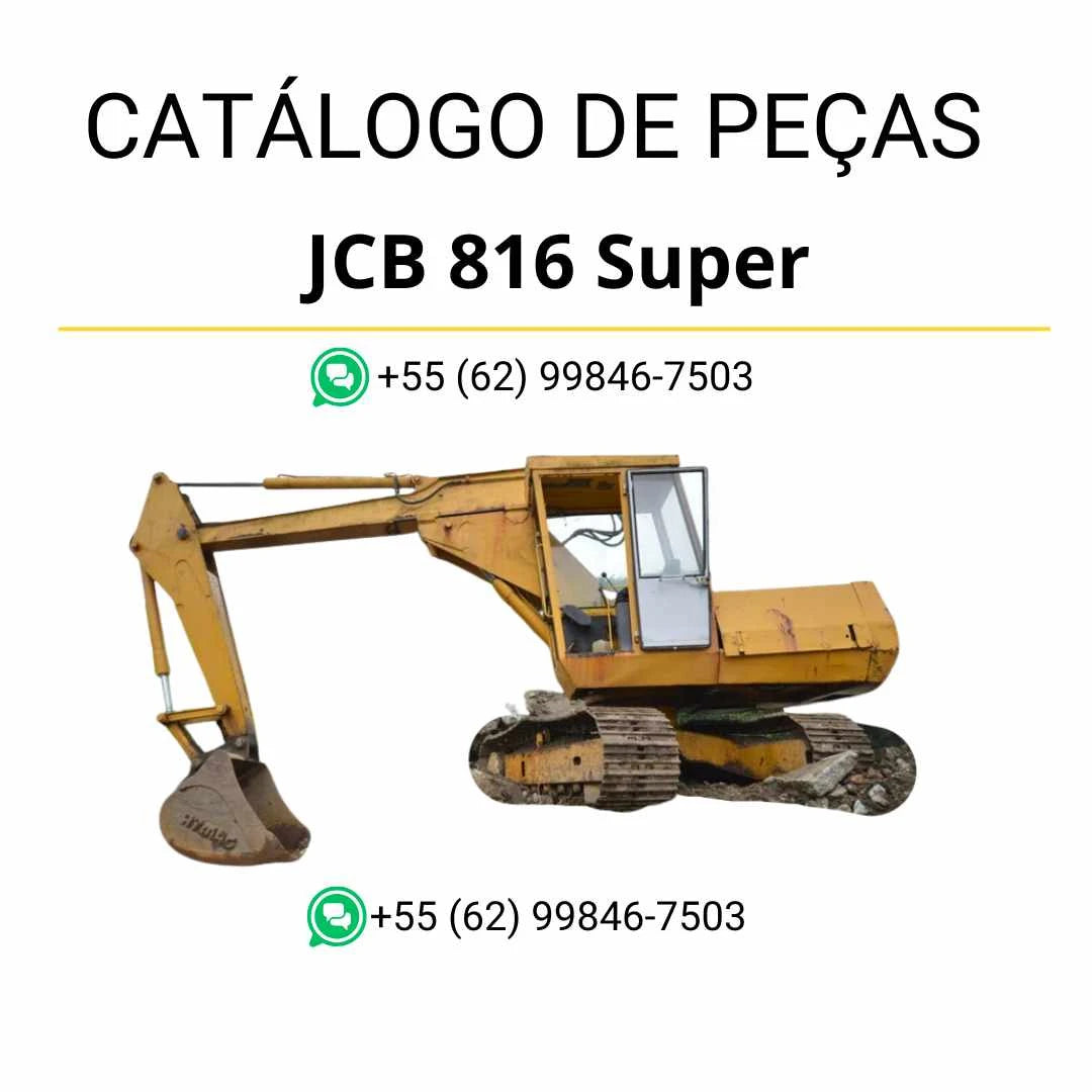 Catalago de Pecas - JCB 816 Super - Mini ESCAVADORAS DE RASTOS