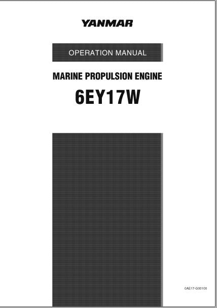 MANUAL DE OPERAÇÃO PDF MOTOR 6EY17W - YANMAR