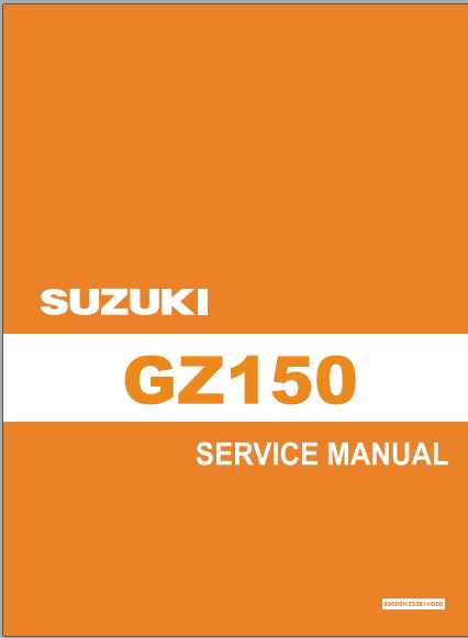 MANUAL DE SERVIÇOS DE OFICINA GZ150 - SUZUKI
