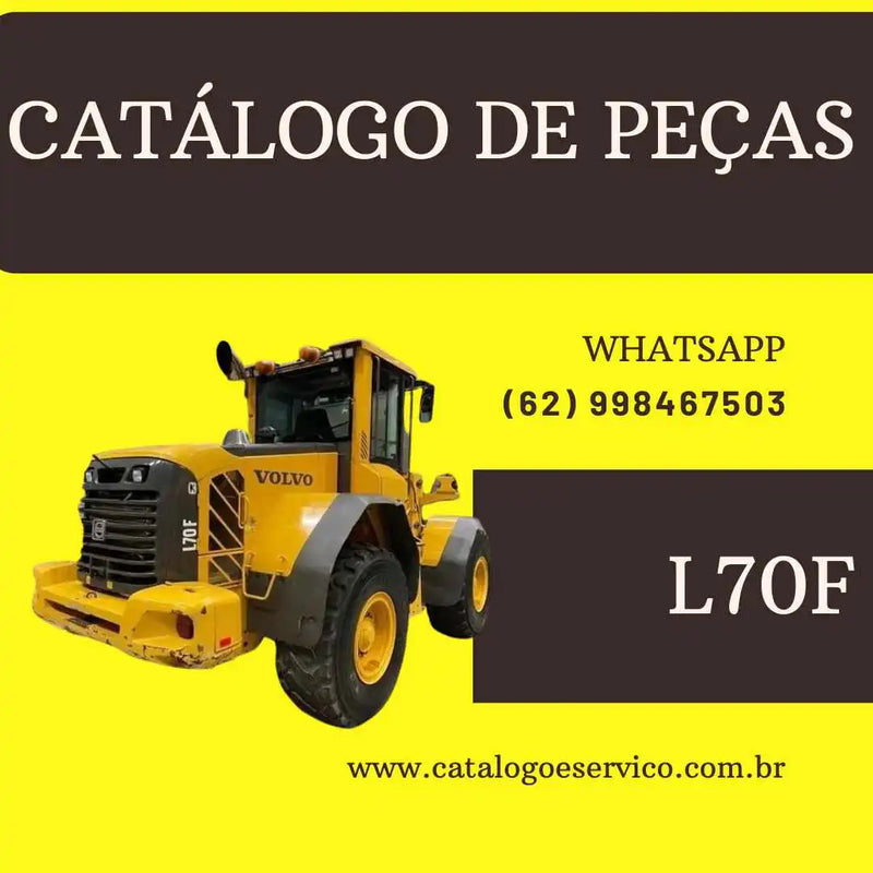 Catalogo De Pecas Pa Carregadeira Volvo - L70f - (em Portugu