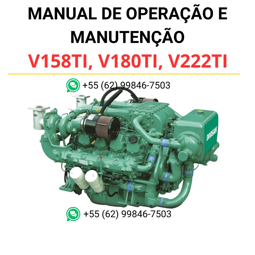 MANUAL DE OPERAÇÃO E MANUTENÇÃO - DOOSAN V158TI, V180TI, V222TI