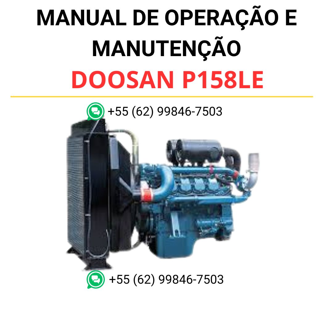 MANUAL DE OPERAÇÃO E MANUTENÇÃO - DOOSAN P158LE