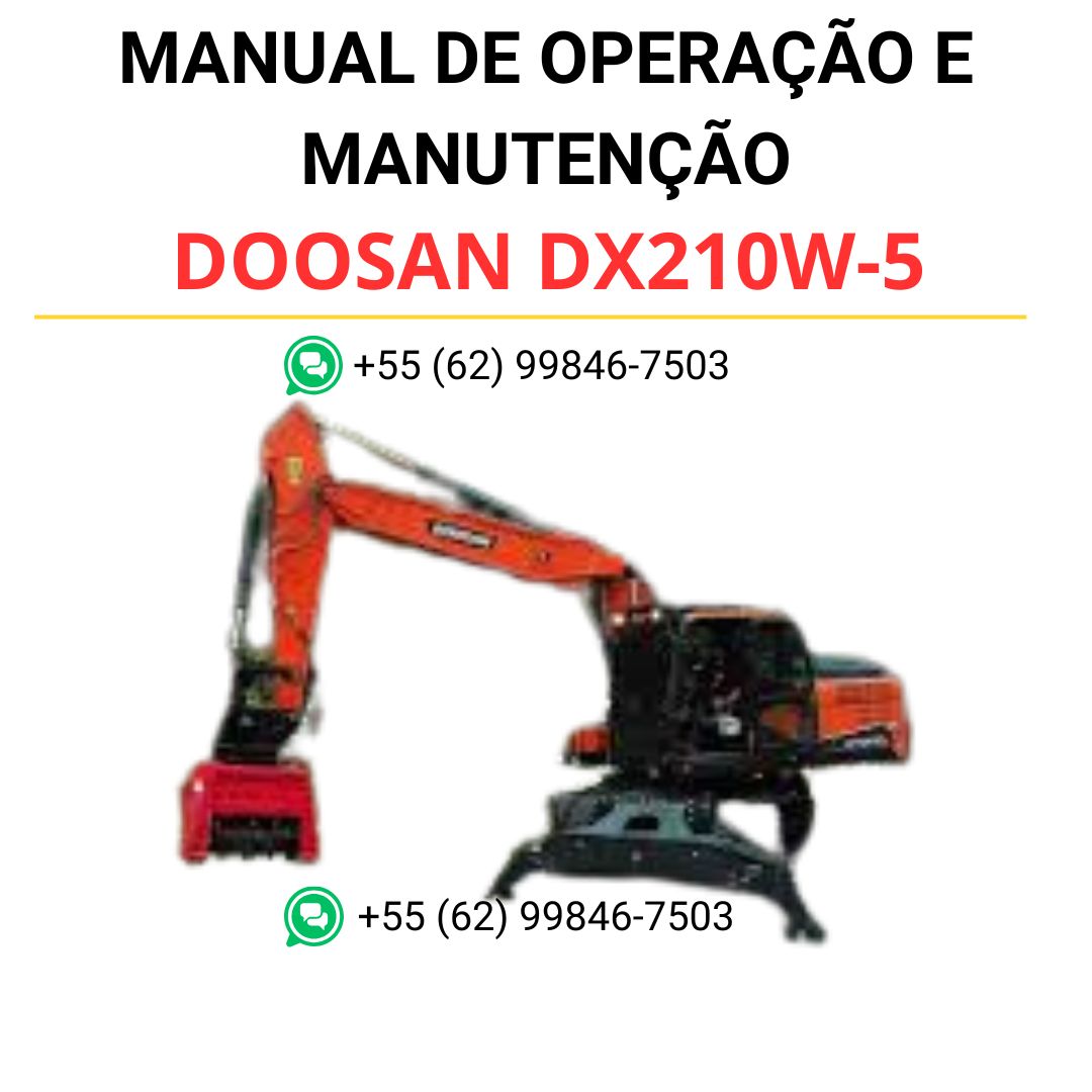 MANUAL DE OPERAÇÃO E MANUTENÇÃO - DOOSAN DX210W-5