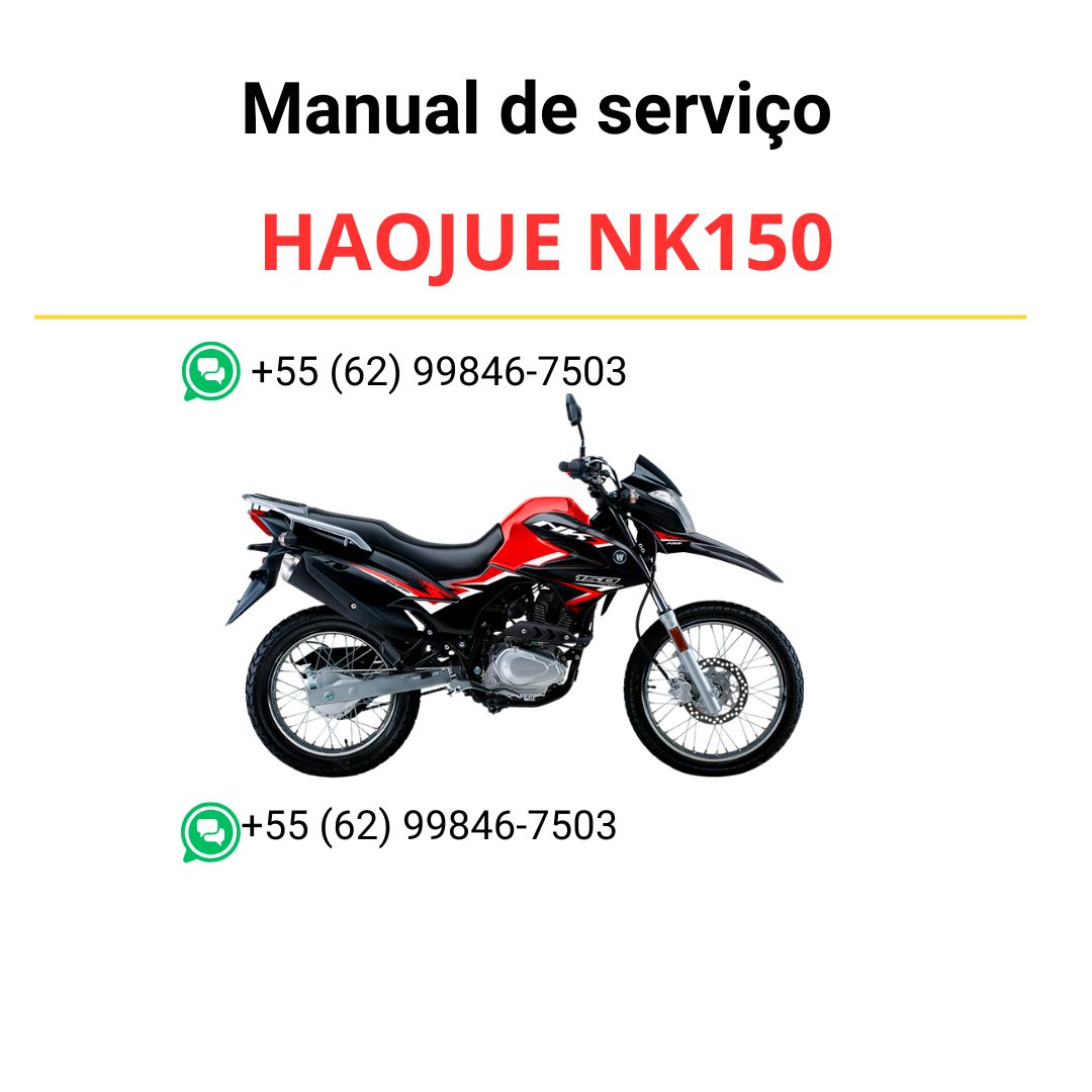 MANUAL DE SERVIÇO - HAOJUE NK150