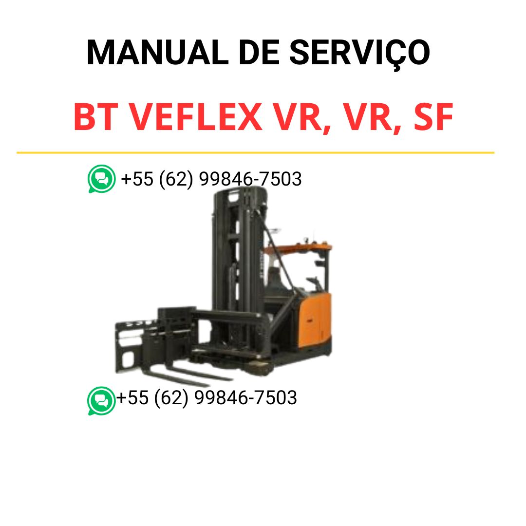 MANUAL DE SERVIÇO - BT VEFLEX VR, VR, SF