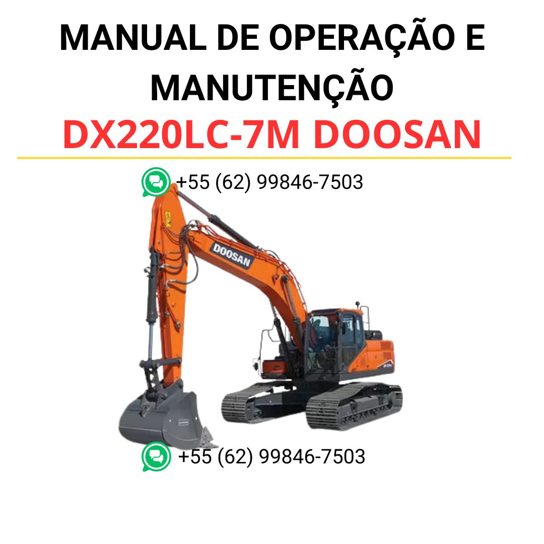 MANUAL DE OPERAÇÃO E MANUTENÇÃO DOOSAN DX27Z