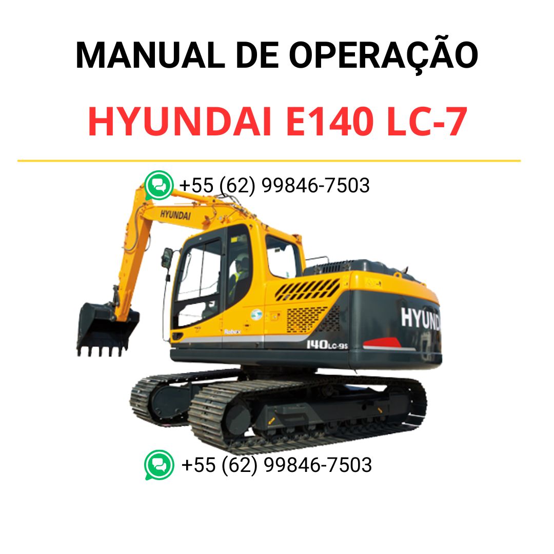 MANUAL DE OPERAÇÃO HYUNDAI E140 LC-7