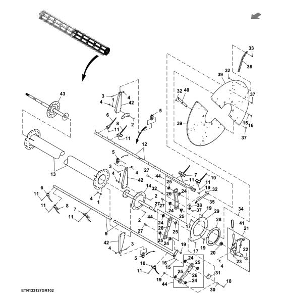 CATALOGO DE PEÇAS PLATAFORMA - 740FD JOHN DEERE