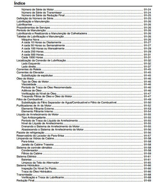 Manual de Serviço e Oficina Valtra - Bc6800, Bc7800, Bc8800