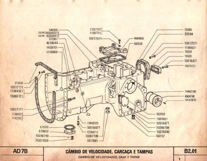 CATALOGO DE PEÇAS FIATALLIS AD7B - COMPLETO (EM PORTUGUES)