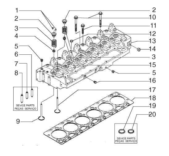 Catálogo De Peças Fiatallis Fd130 Trator De Esteira
