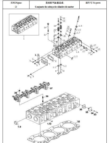 Catalogo De Peças XCMG - LW180KV - Pa Carregadeira